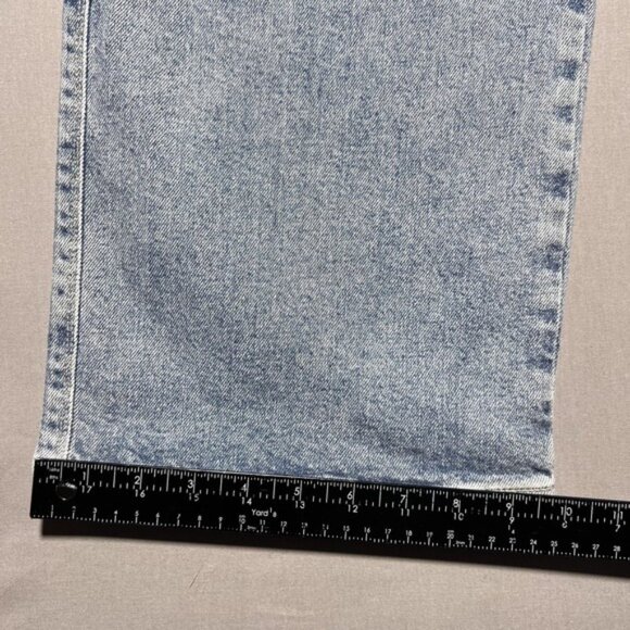 PAIGE Sasha Wide Leg Jeans Womens 25 Khristen Distressed Wash Blue High Rise - Picture 16 of 16
